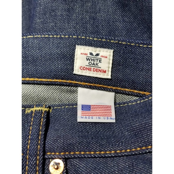 Levi's White Cone Denim Red Line Dark Indigo Jeans men's size 34 W x 32 L USA - Picture 3 of 10